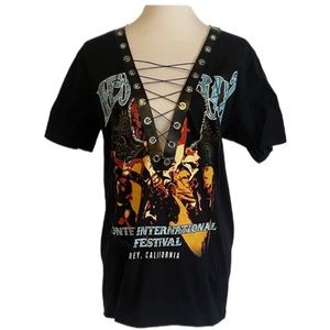 Jimi Hendrix Lace Up Shirt